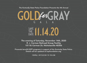 Gold For Gray Kentucky State Police Foundation Gala